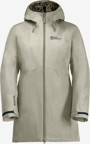 JACK WOLFSKIN Funktionsmantel in Grau: Vorderseite