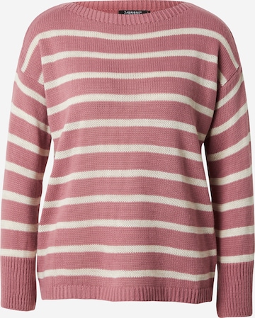 Pull-over 'Nora' ZABAIONE en rose : devant