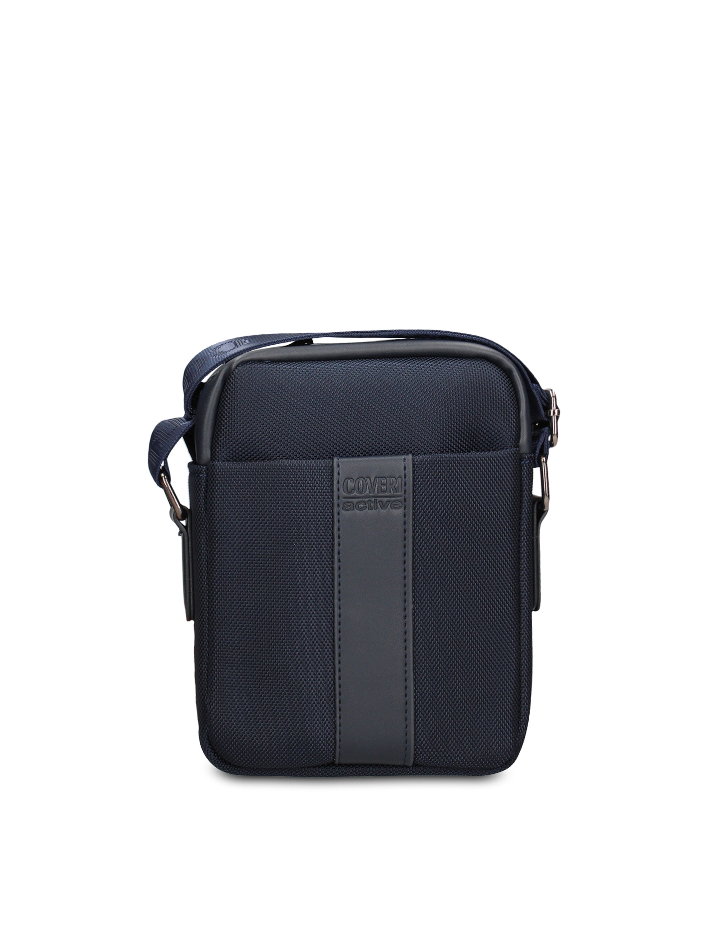 Borsa a tracolla 'Borsa a Tracolla Uomo Vegan Leather con Zip' di Coveri Collection in blu: frontale