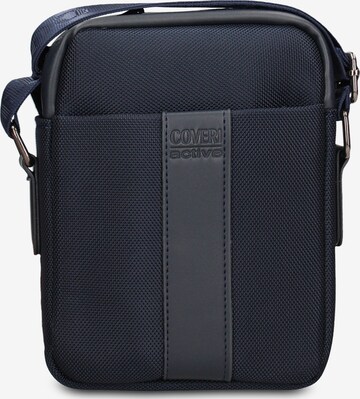 Borsa a tracolla 'Borsa a Tracolla Uomo Vegan Leather con Zip' di Coveri Collection in blu: frontale