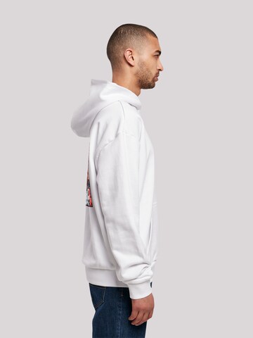 F4NT4STIC Sweatshirt 'Crab Kanji Japan' in White