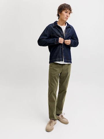 JACK & JONES regular Bukser 'JPSTClark Finn' i grøn