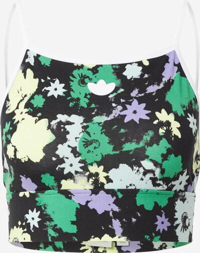 zöld / menta / világoslila / fekete / fehér ADIDAS ORIGINALS Top, Termék nézet