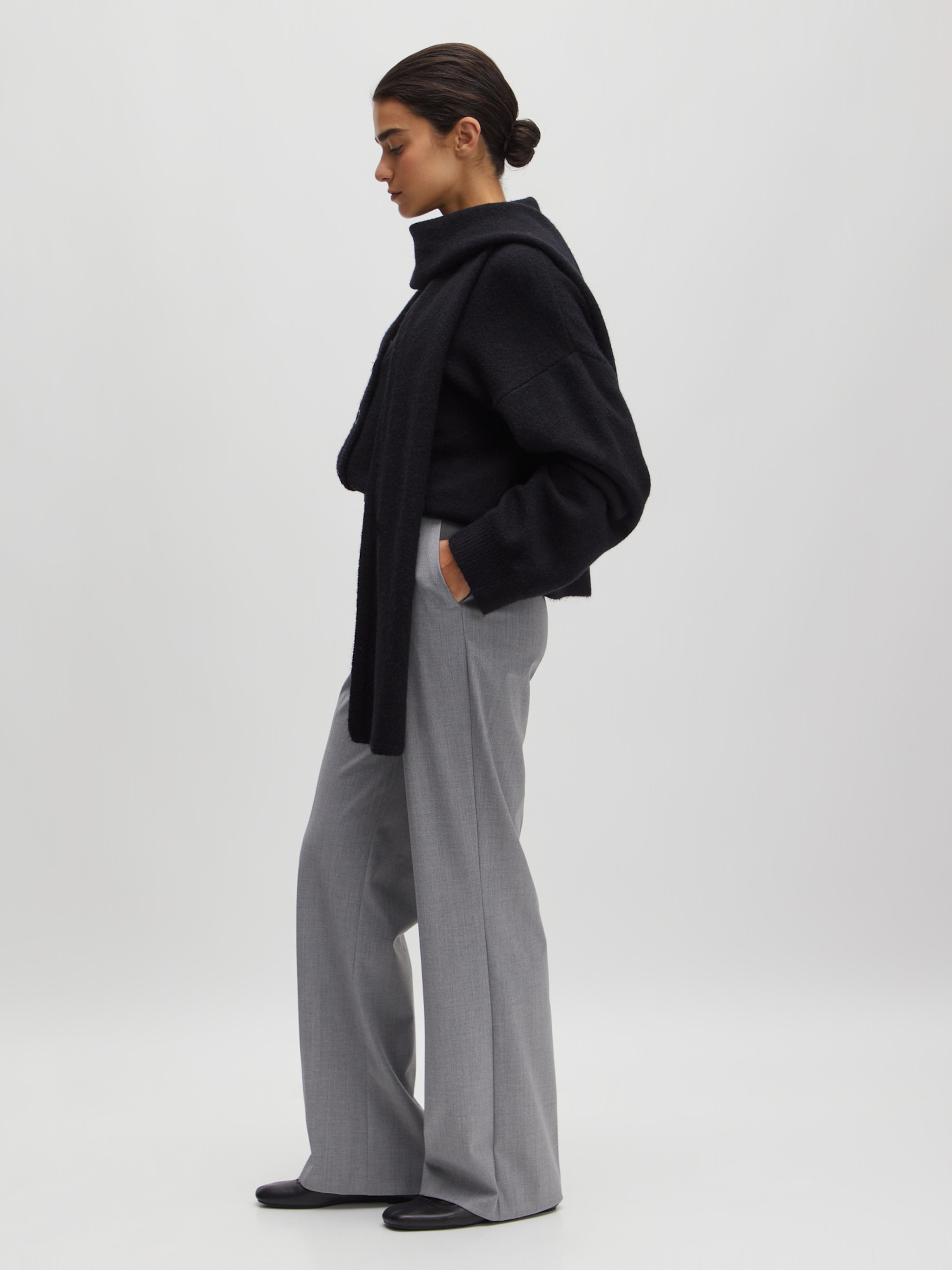 EDITED Producten Pantalon 'Lavea' Grijs