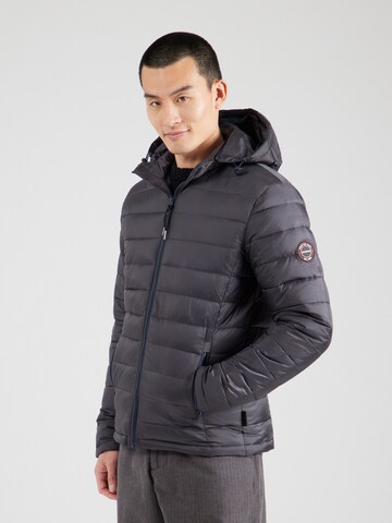 INDICODE JEANS Jacke 'Lascelles' in Grau: Vorderseite
