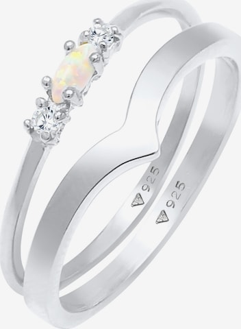 ELLI Ring i silver: framsida