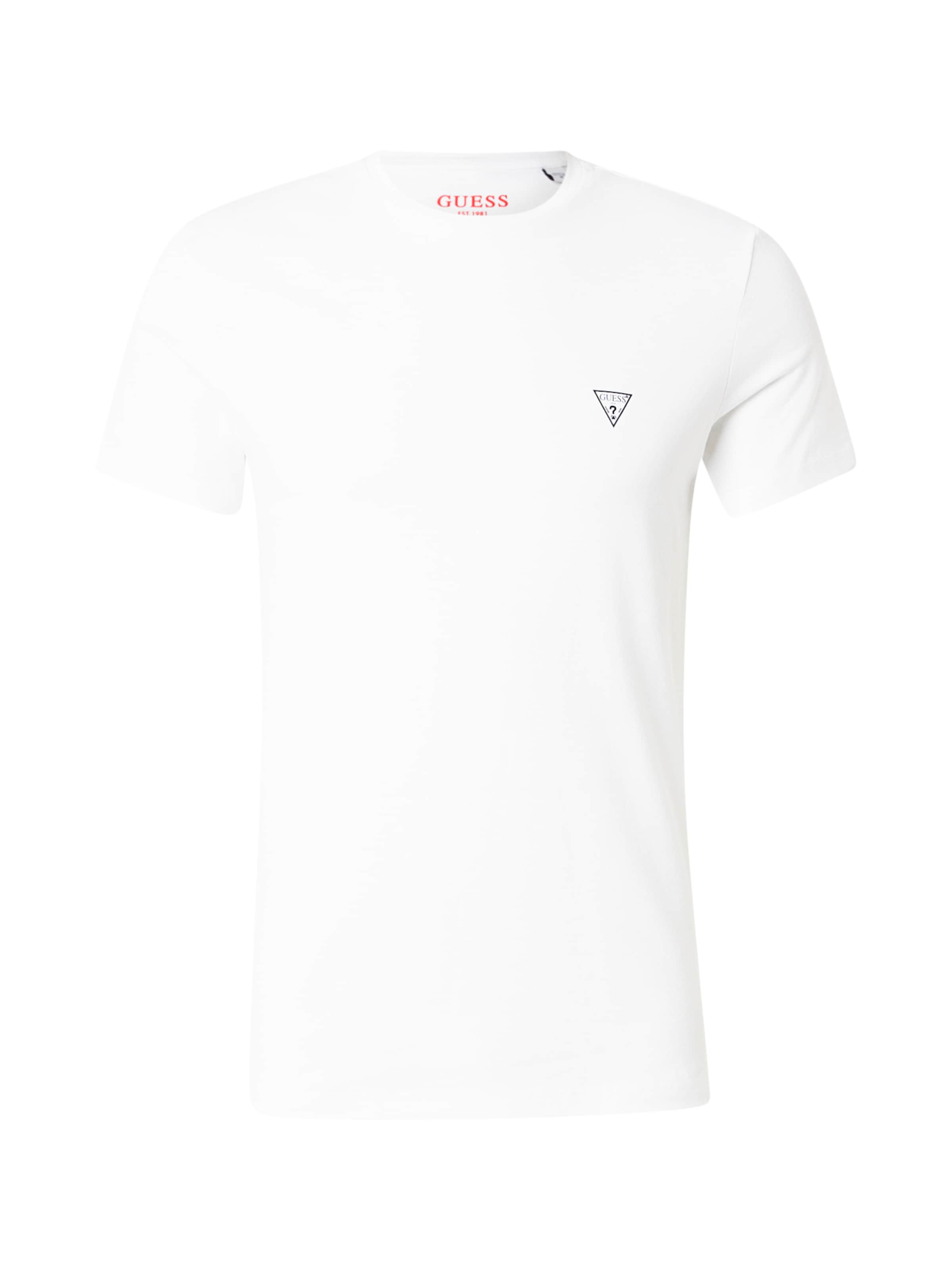 T-Shirt 'CALEB HERO' GUESS en blanc : devant