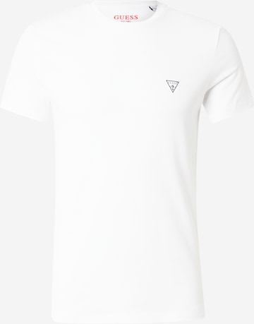 T-Shirt 'CALEB HERO' GUESS en blanc : devant