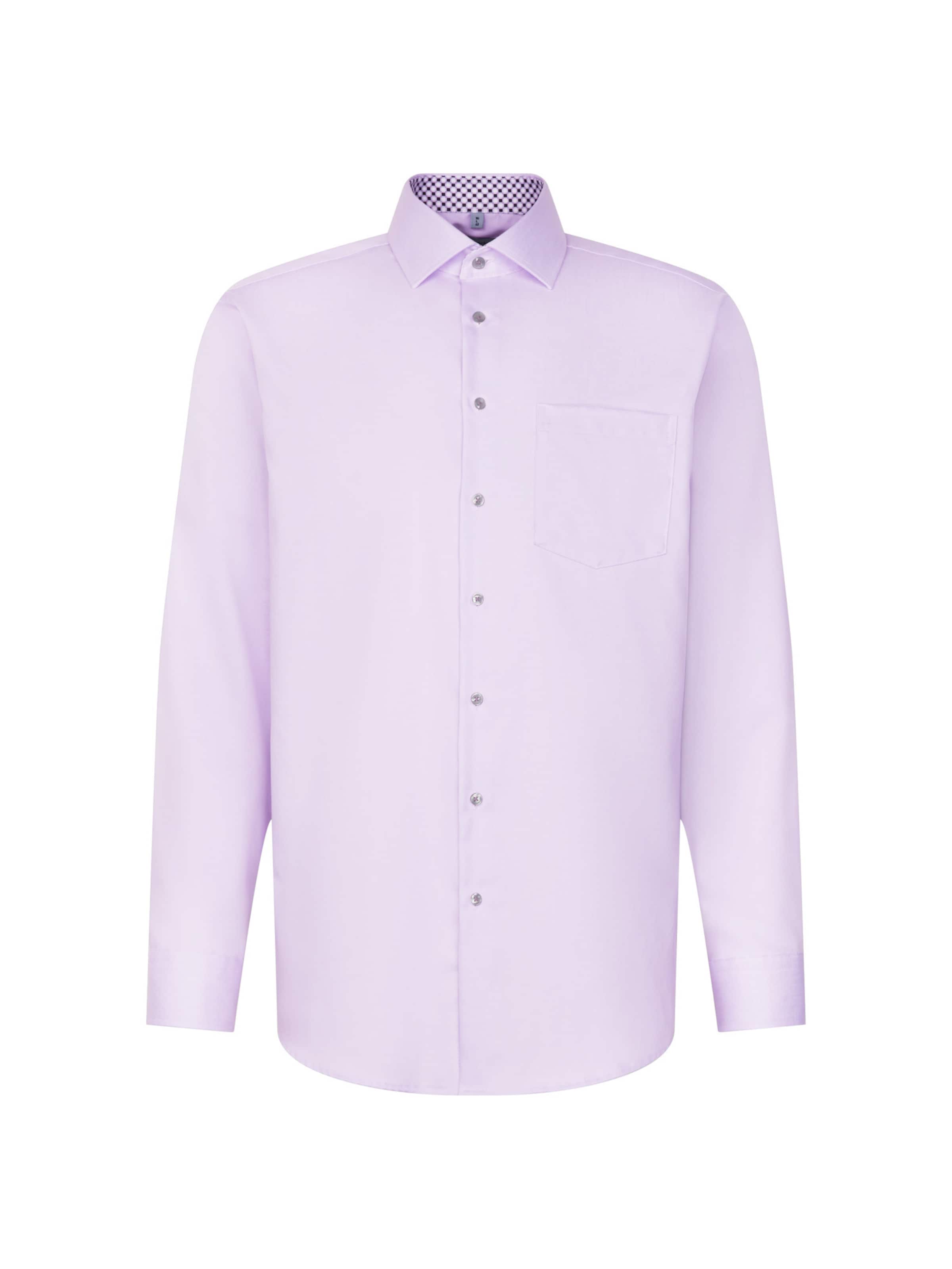 SEIDENSTICKER Business shirt in Purple: front