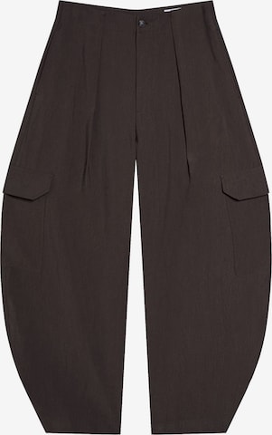 Bershka Barrel Gargohousut värissä harmaa: etupuoli