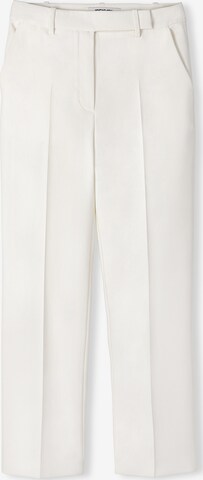 Ipekyol Regular Pleated Pants in White: front
