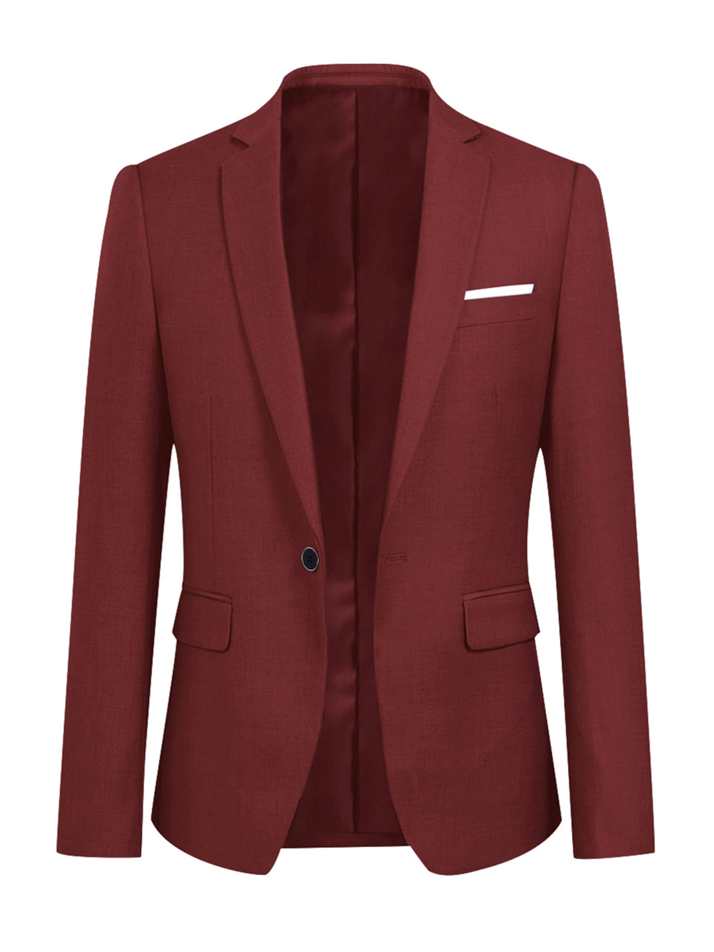Youthup Suit Jacket in Red: front