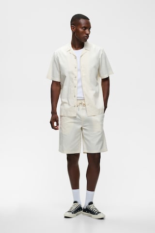 Matinique Regular fit Overhemd 'Brayden' in Wit