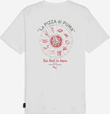 PUMA Shirt 'Pizza' in Wit