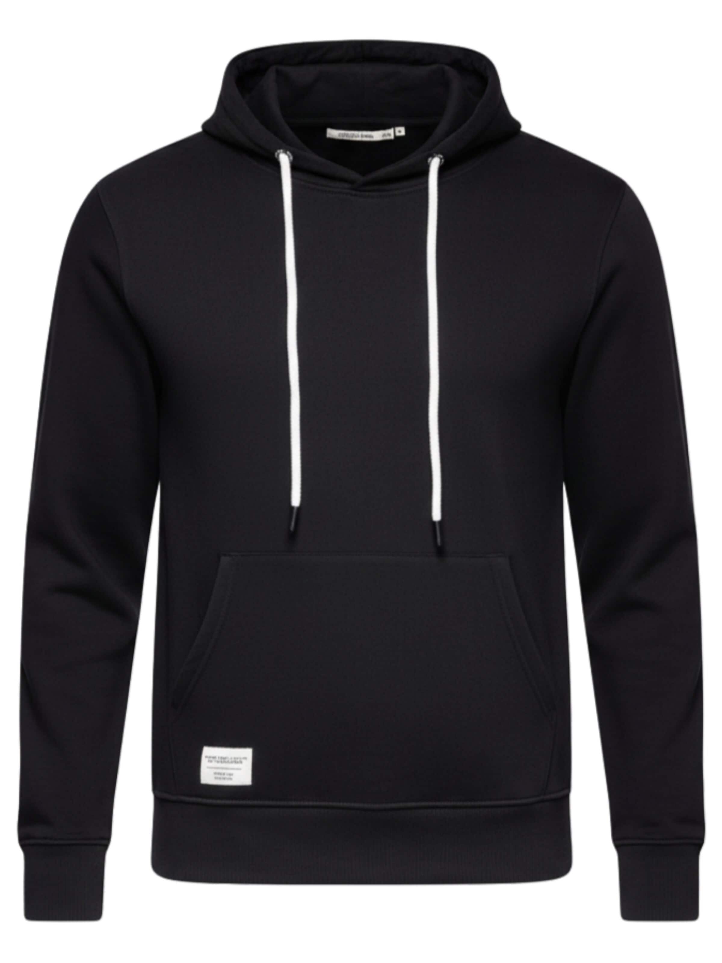 Sweat-shirt Ombre en noir : devant