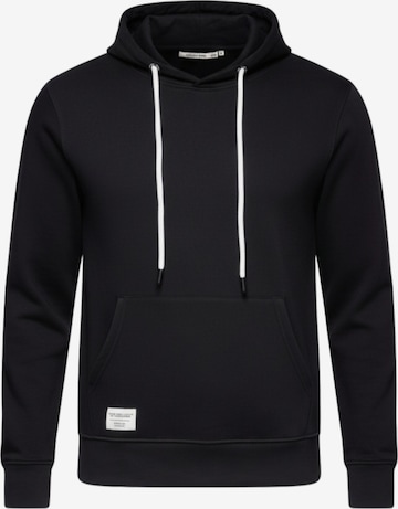 Sweat-shirt Ombre en noir : devant