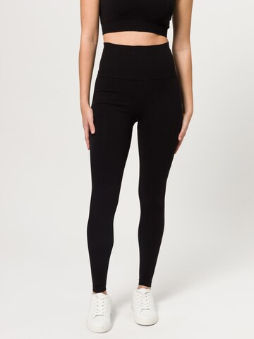 Skinny Leggings 'Sync Leggings' Les Lunes en noir : devant
