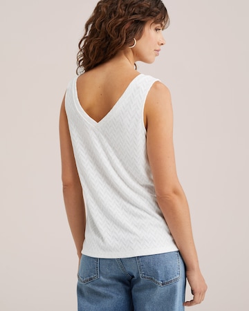 WE Fashion Topp i vit