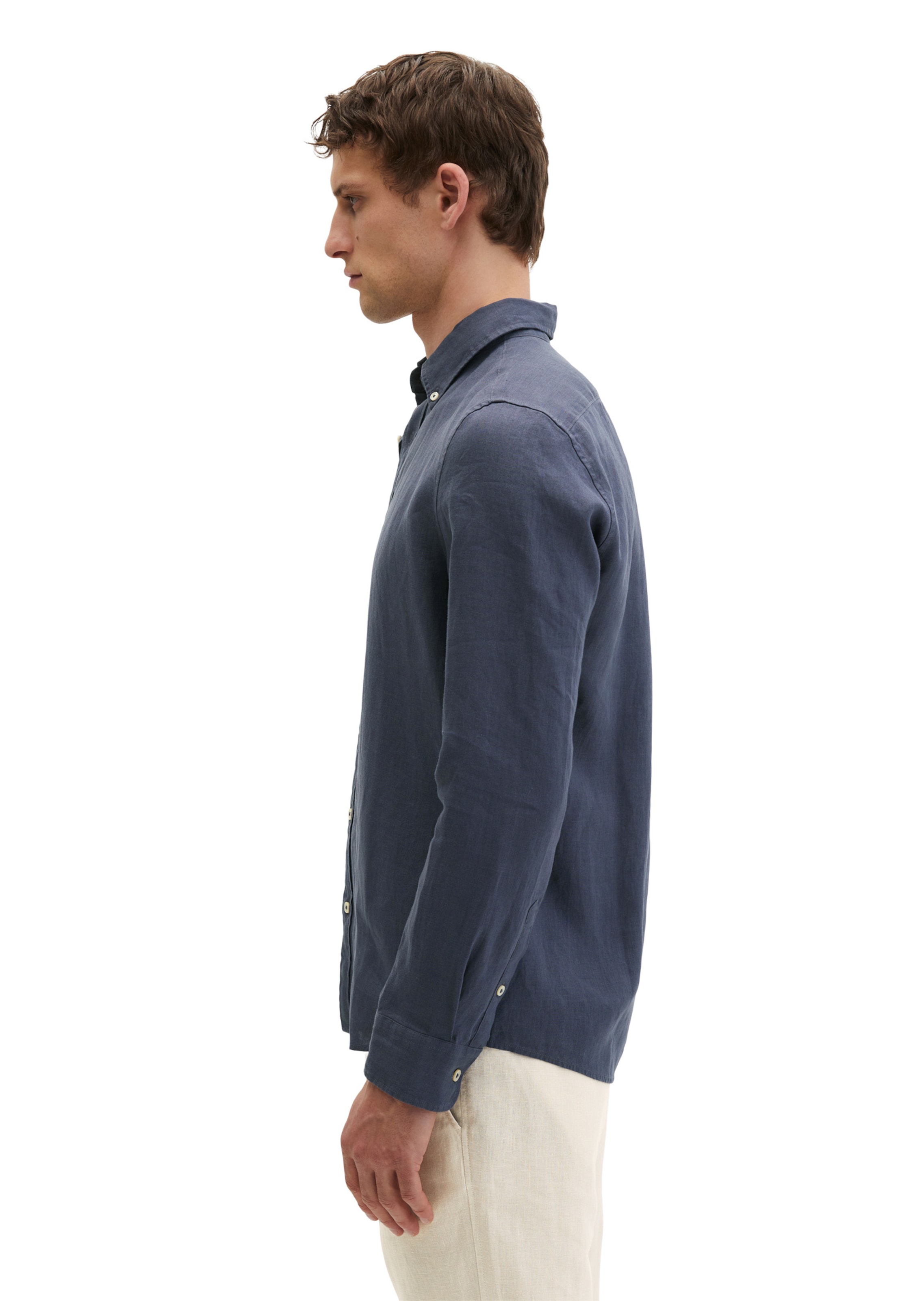Marc O'Polo Regular fit Overhemd in Grijs