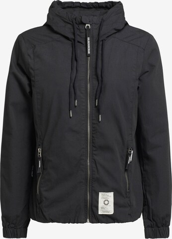 khujo Between-Season Jacket 'ROLAVA' in Black: front