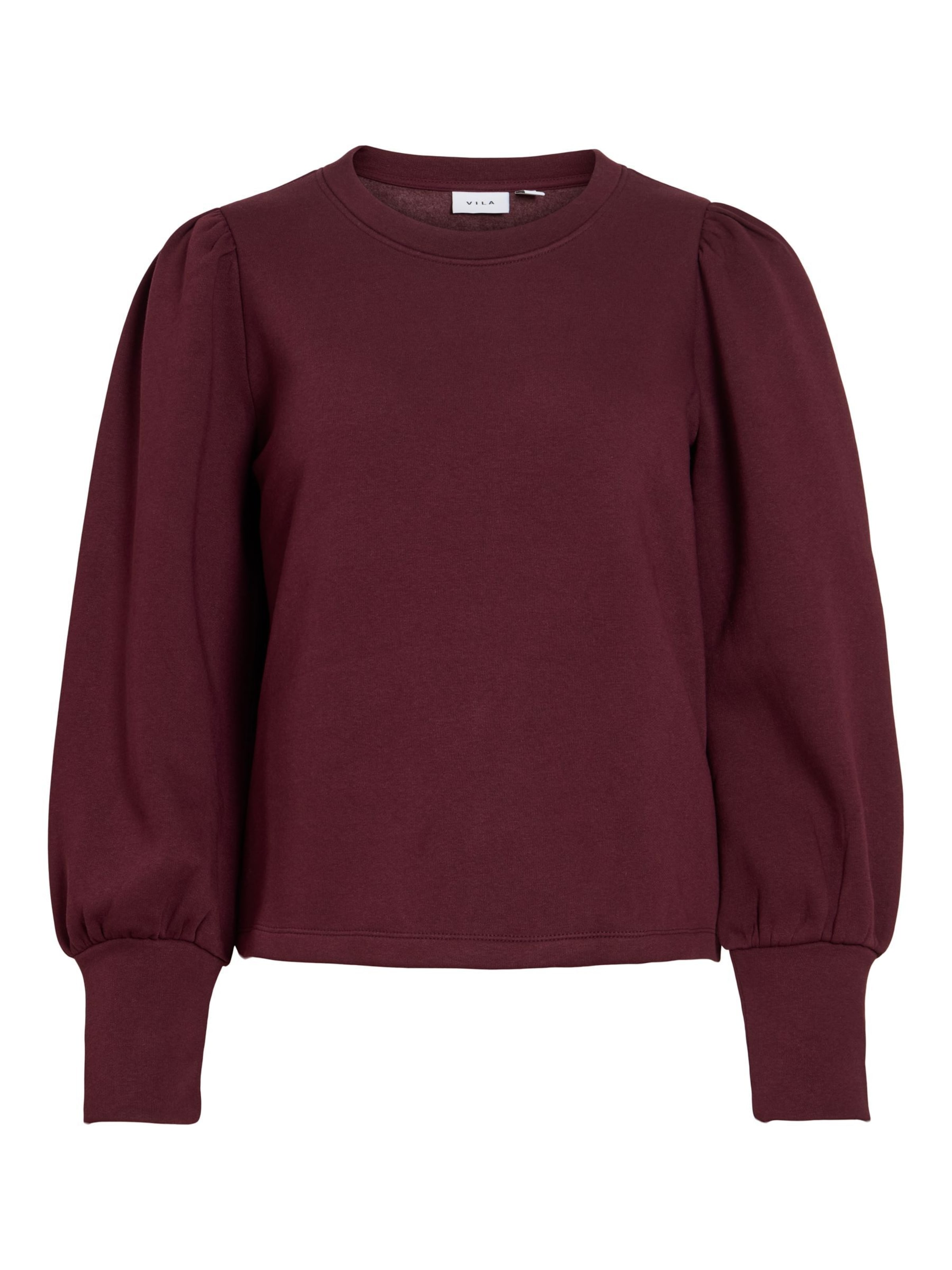 Sweat-shirt 'VIVera' VILA en rouge : devant