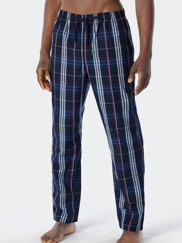 Pantalon de pyjama 'Mix & Relax' SCHIESSER en bleu : devant