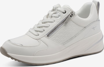 Baskets basses Tamaris en blanc : devant