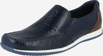 bugatti Slipper 'Tomeo' in dunkelblau / braun, Produktansicht