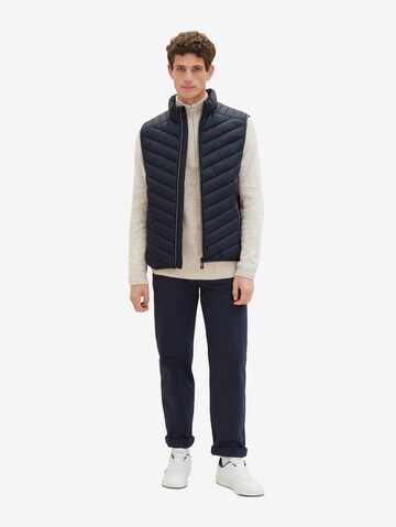 Gilet TOM TAILOR en bleu