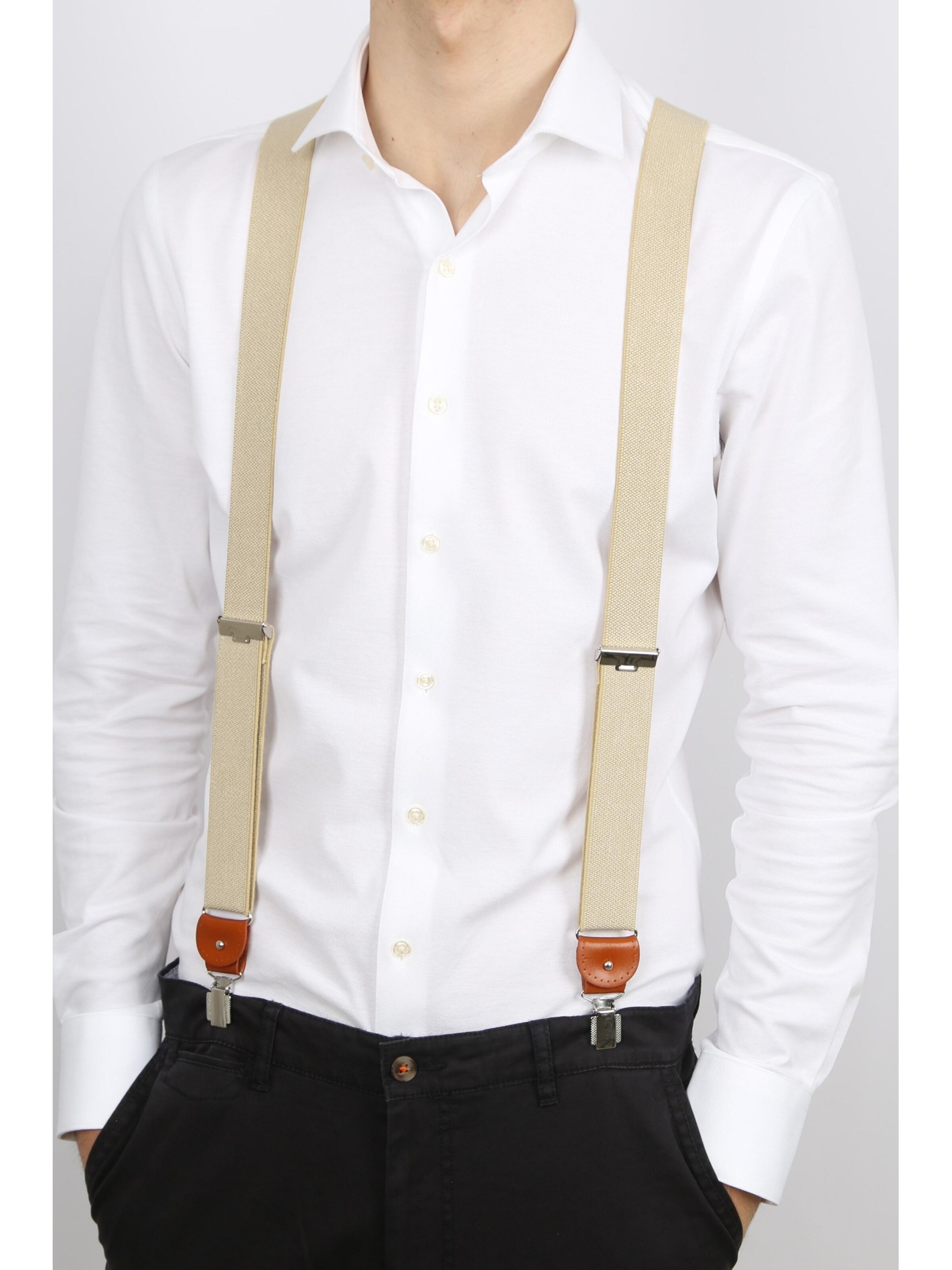 Profuomo Hosenträger‌ in Beige