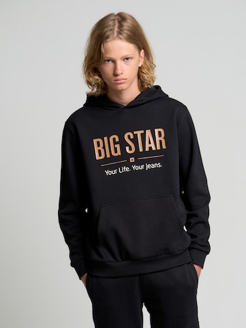 BIG STAR Sweatshirt in Black: front