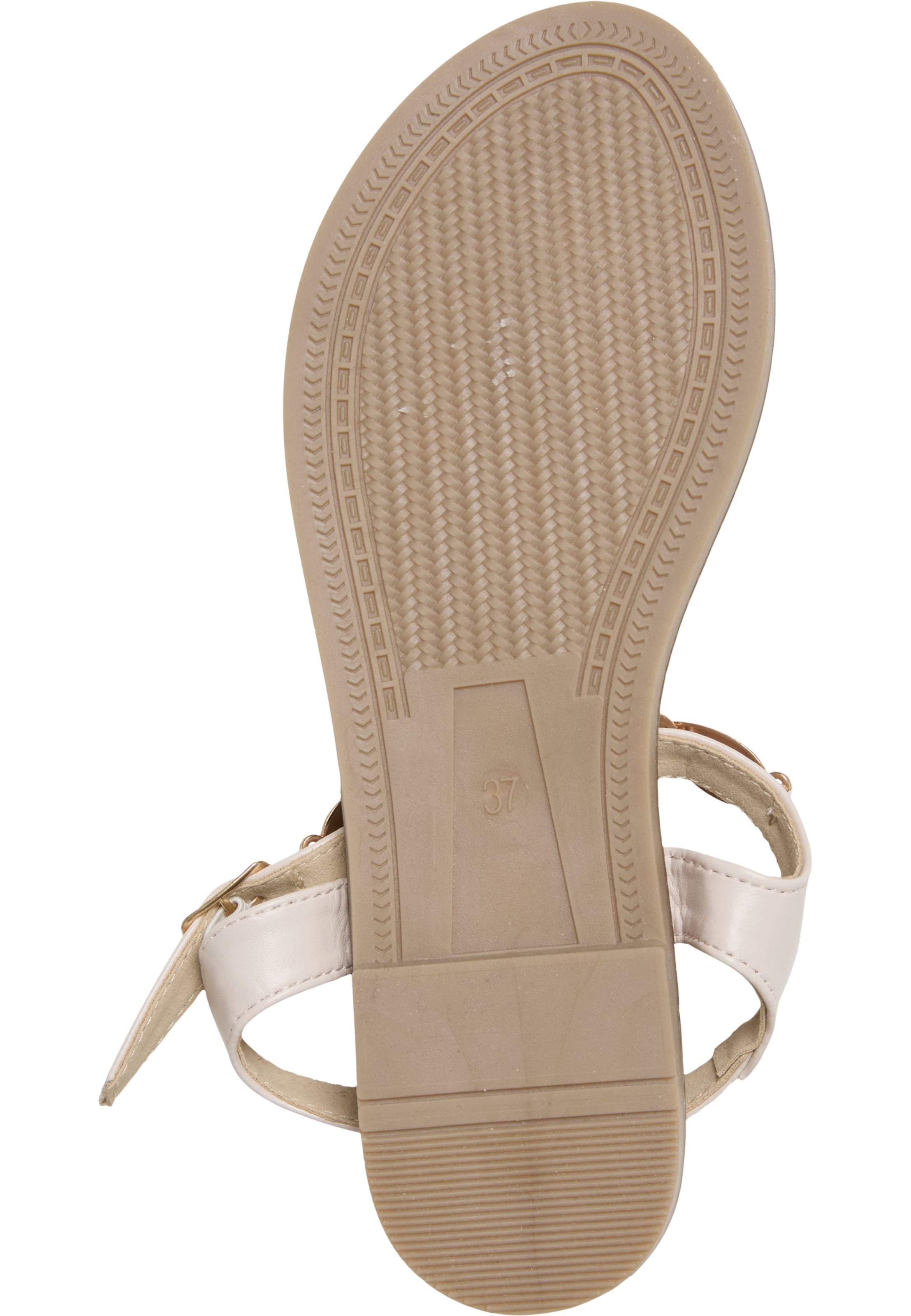 Cloud5ive T-bar sandals 'Wiliam' in Beige