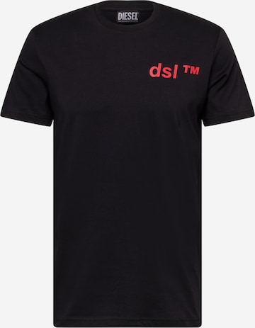 T-Shirt 'DIEGOS' DIESEL en noir : devant