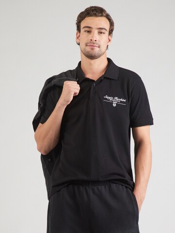 Sergio Tacchini Μπλουζάκι 'GIANI' σε μαύρο: μπροστά