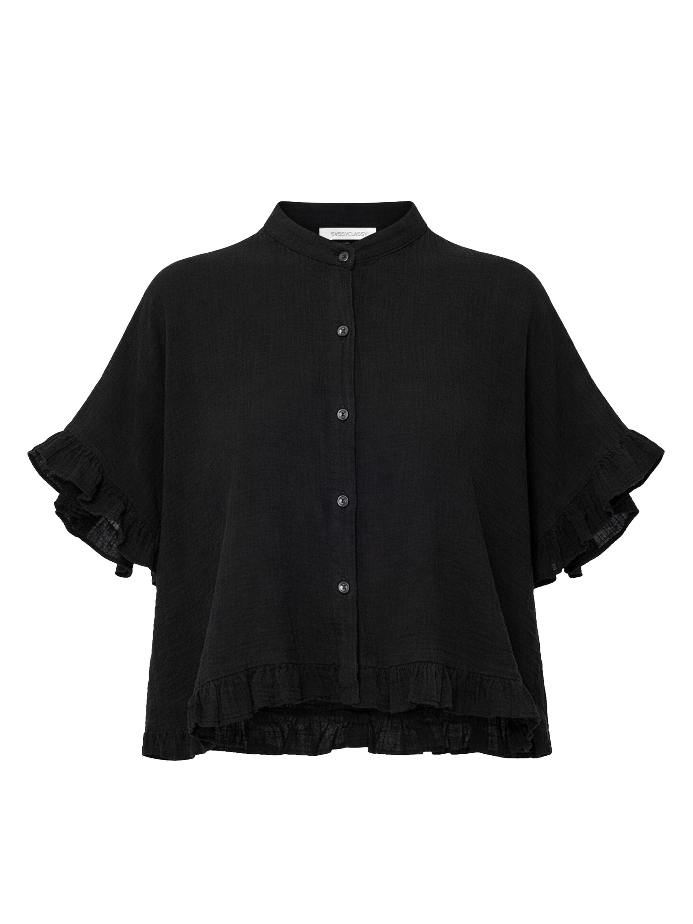SASSYCLASSY Shirt in Black: front