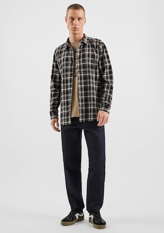 Coupe regular Chemise QS en mélange de couleurs