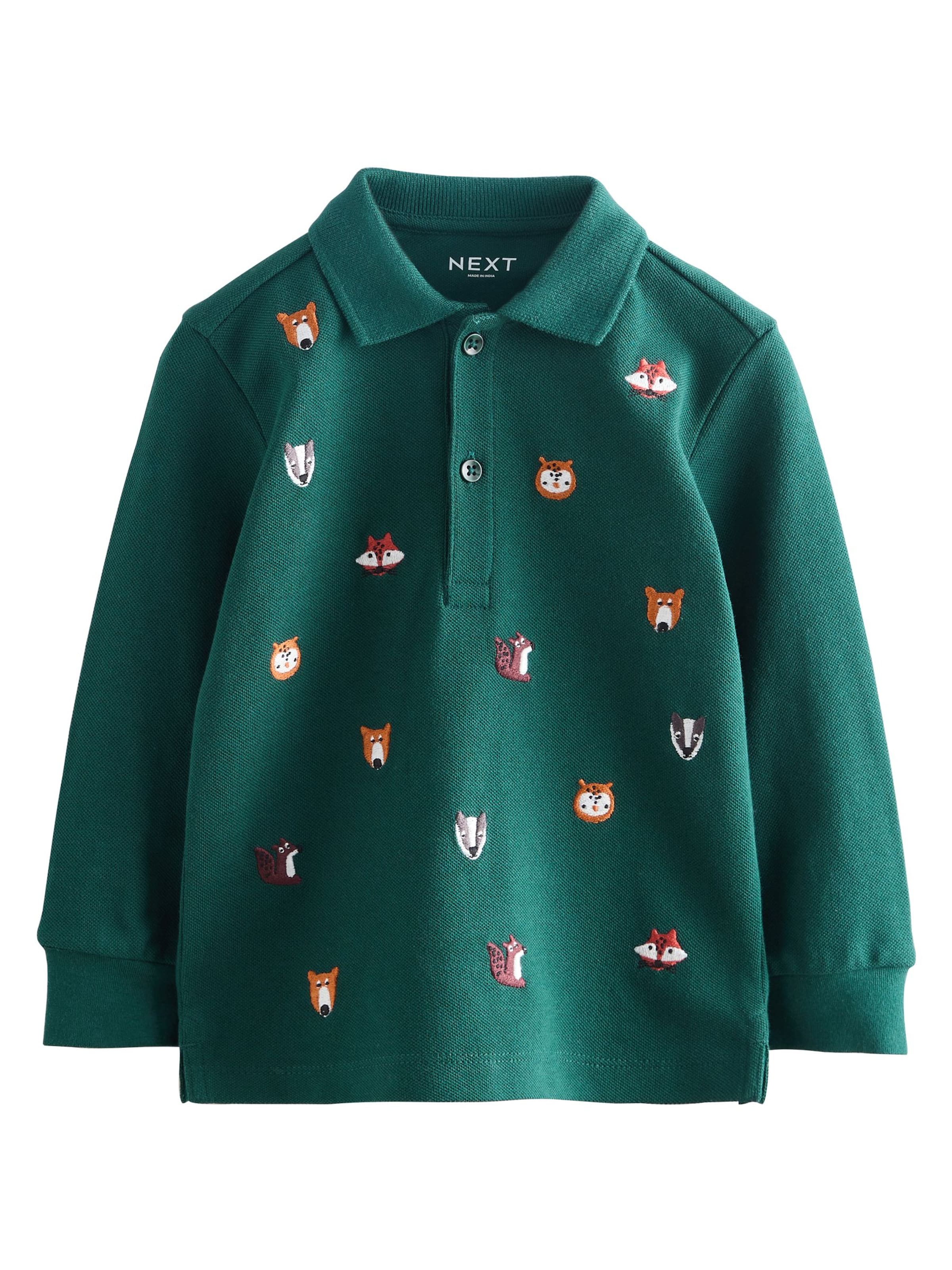 Tricou de la Next pe verde: față