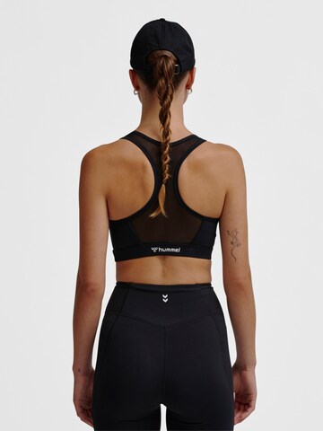 Hummel Bustier Sport bh 'Ultimate' in Zwart