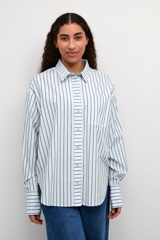 Camicia da donna 'Jerrie' di Kaffe in blu: frontale