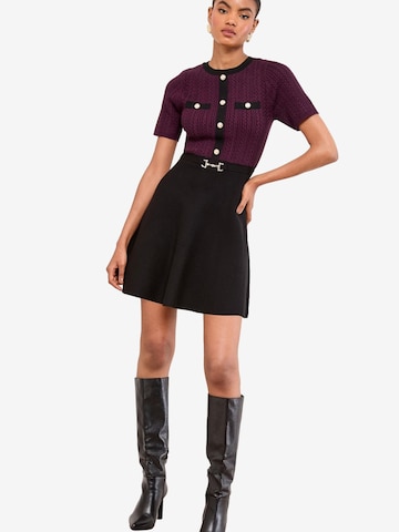 Lipsy Плетена рокля в червено: отпред