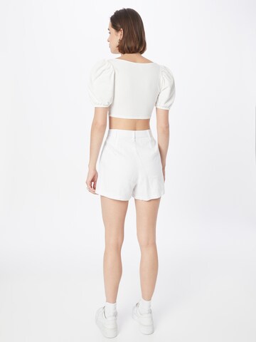 Loosefit Pantalon à pince 'EMEA' HOLLISTER en blanc