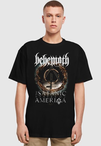 Merchcode T-Shirt 'Heavy' in Schwarz: Vorderseite