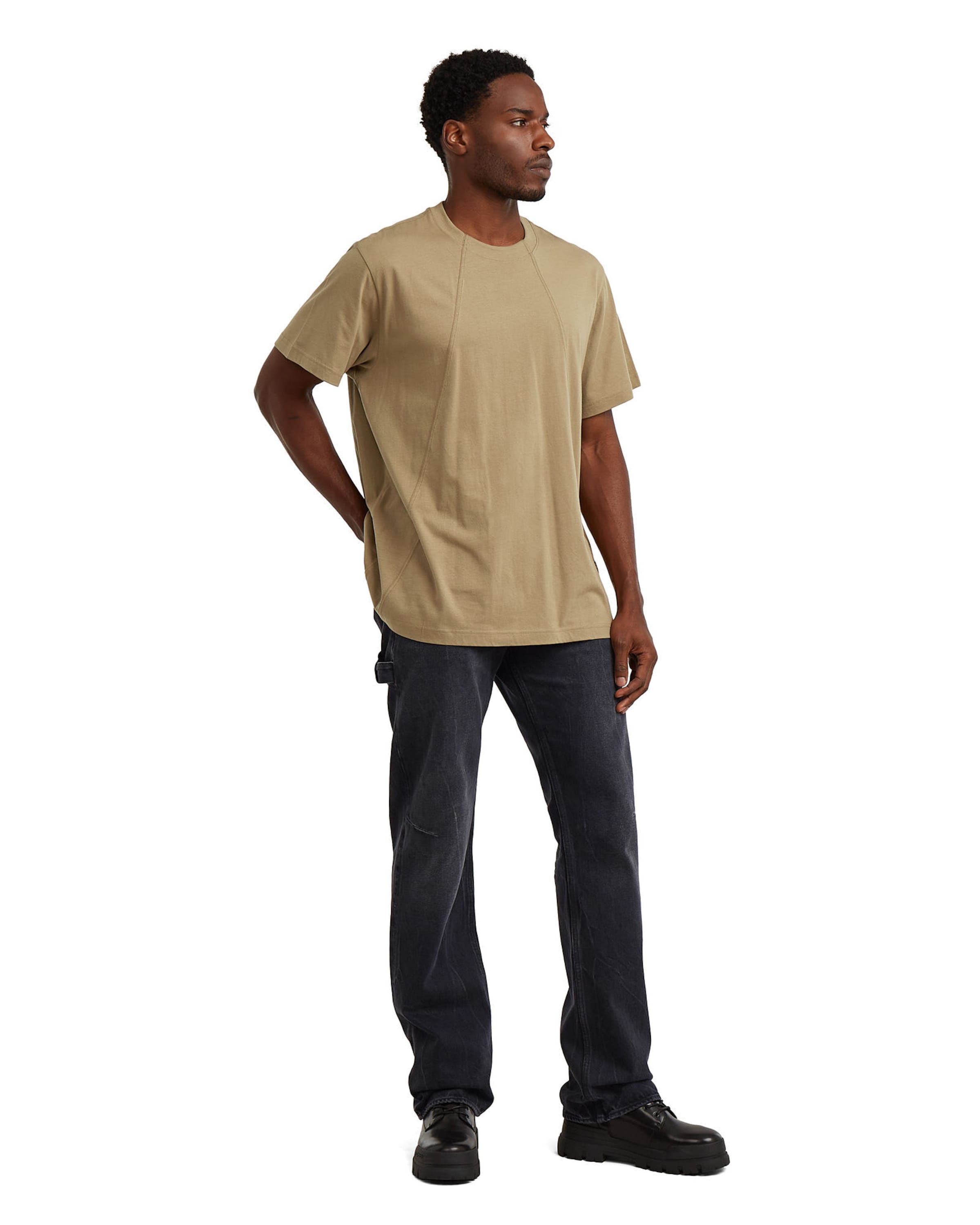 G-STAR Shirt ' ' in Beige: voorkant