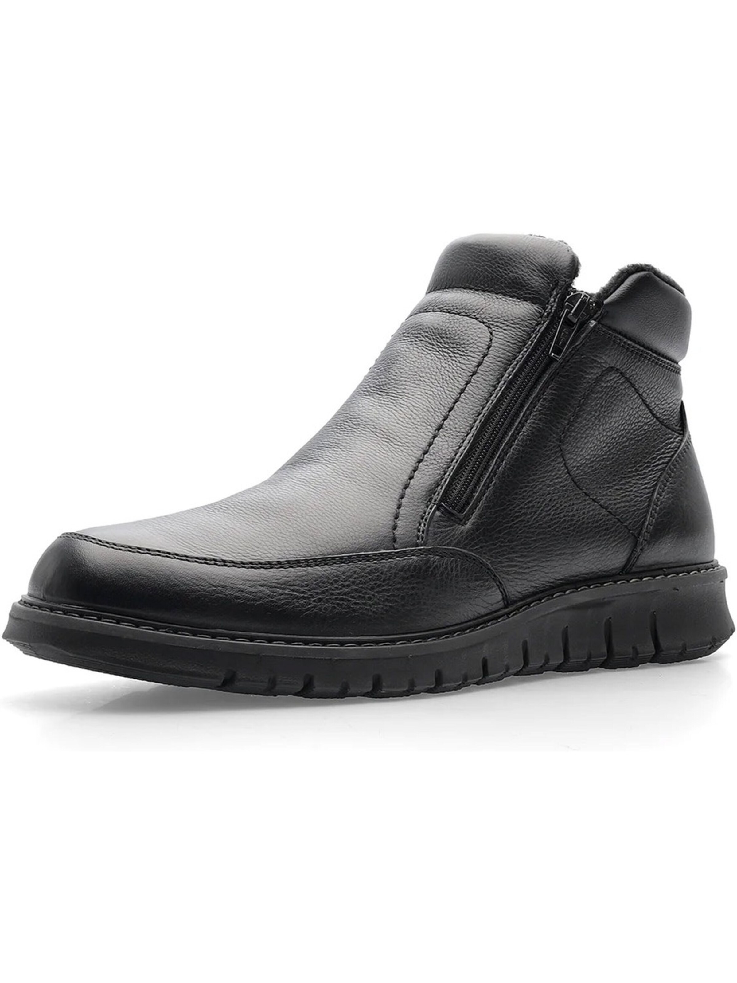 ARA Boots 'Ara Leandro - Schwarz Glattleder'‌‌‌‌‌‌‌‌‌‌ in Schwarz: Vorderseite
