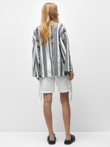 Pull&Bear Kimono in Wit