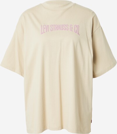 LEVI'S ® Shirts 'Graphic Short Stack Tee' i beige / blomme, Produktvisning