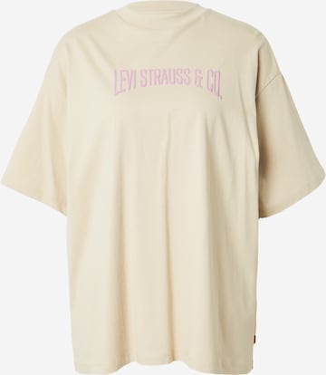 LEVI'S ® Póló 'Graphic Short Stack Tee' - bézs: elől