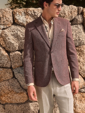 Next Slim fit Colbert in Bruin