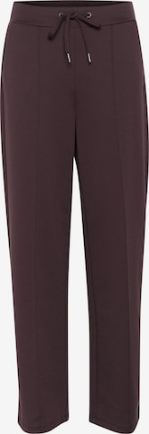 Pantalon 'Jenny' Kaffe en marron : devant