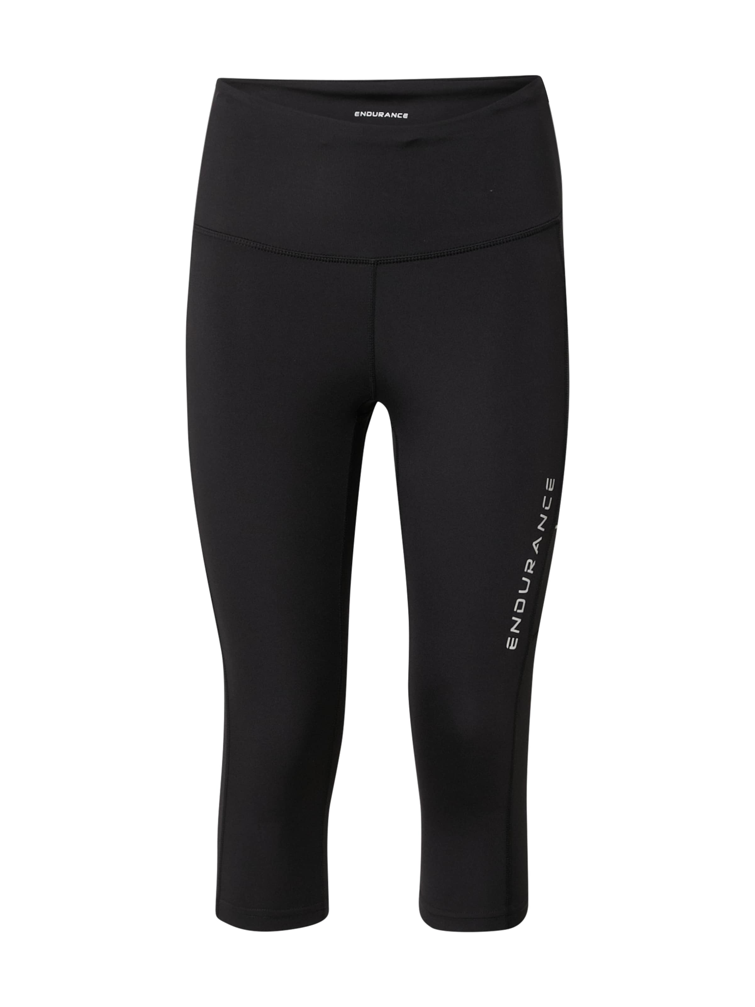 ENDURANCE Skinny Workout Pants 'Energy' in Black: front